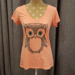 Orange owl top
